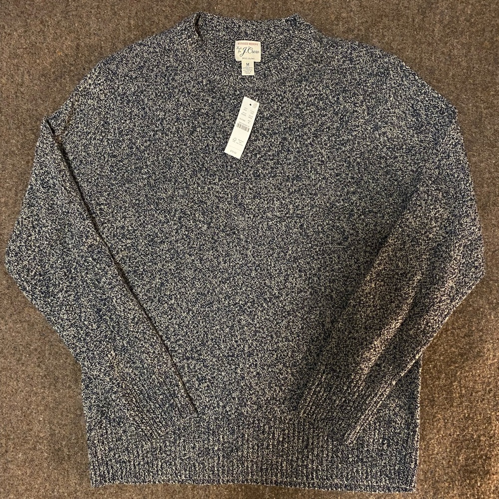 NWT J. Crew merino Wool Blend Knit Sweater Medium